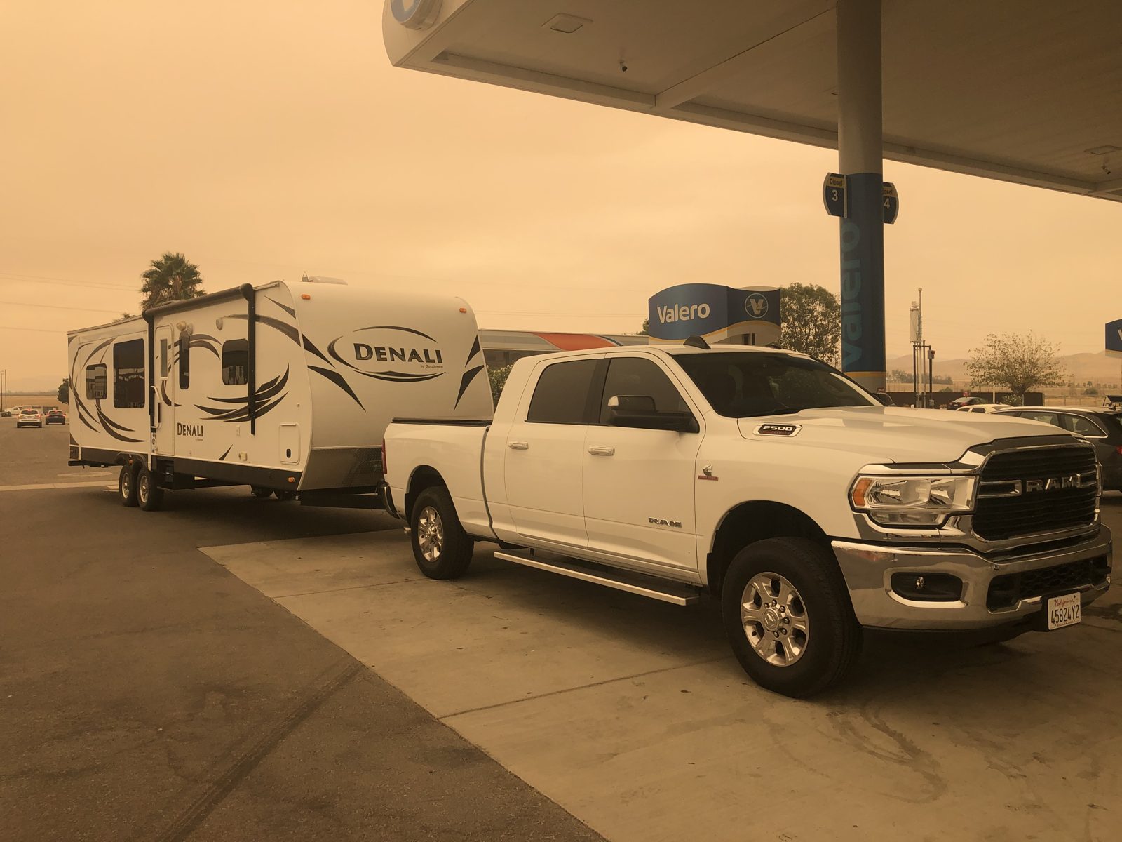 Denali travel trailer and Ram pickup tow vehicle bought together in one deal